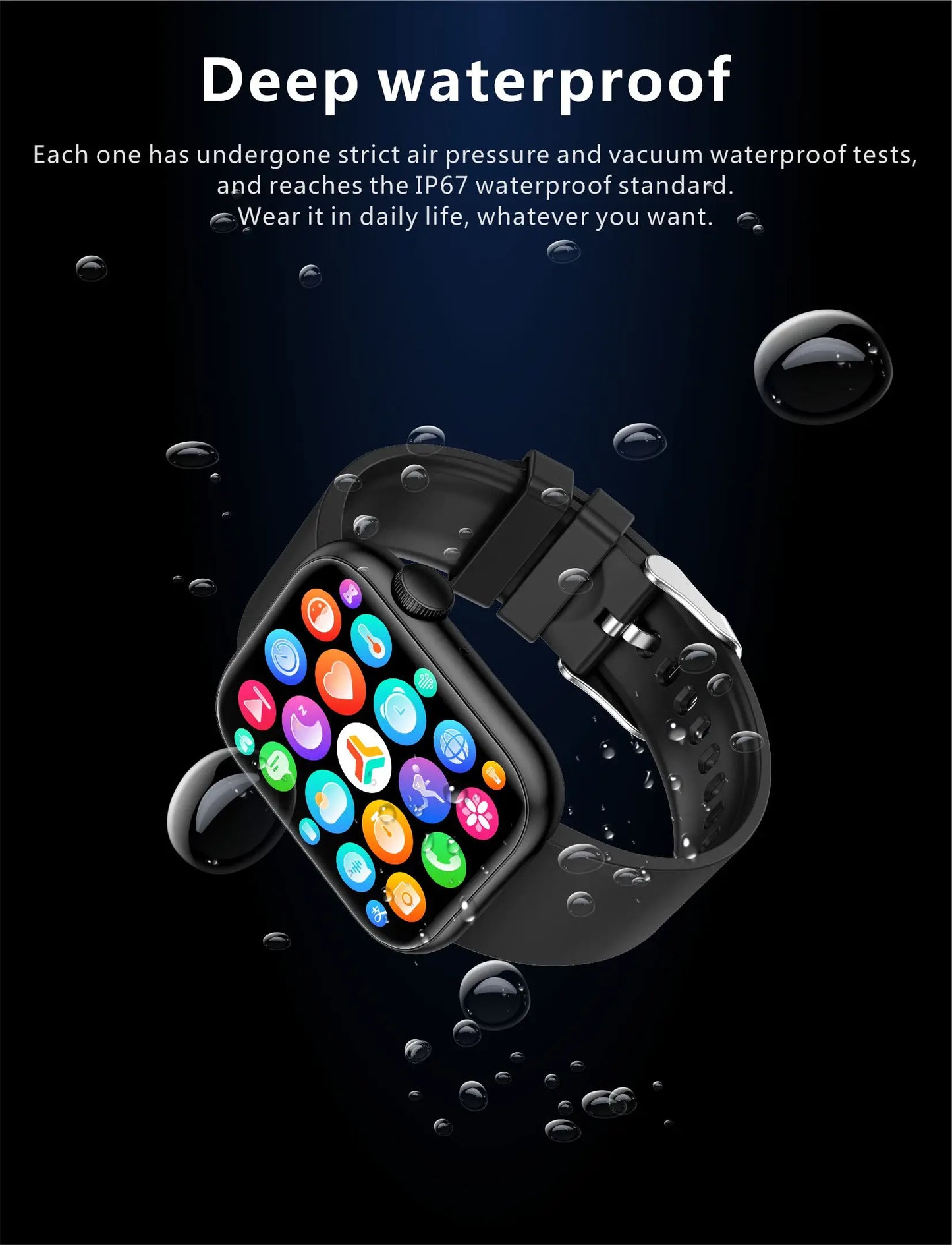 LIGE-reloj inteligente para hombre y mujer, resistente al agua, pulsera de Fitness con carga inalámbrica, Bluetooth, llamadas, personalizado, 2025