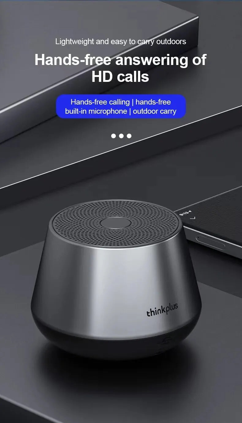 Altavoz Original Lenovo K3 Pro Bluetooth V5.0 Audio grande con sonido de graves profundos caja de sonido para exteriores música altavoz portátil para acampar.