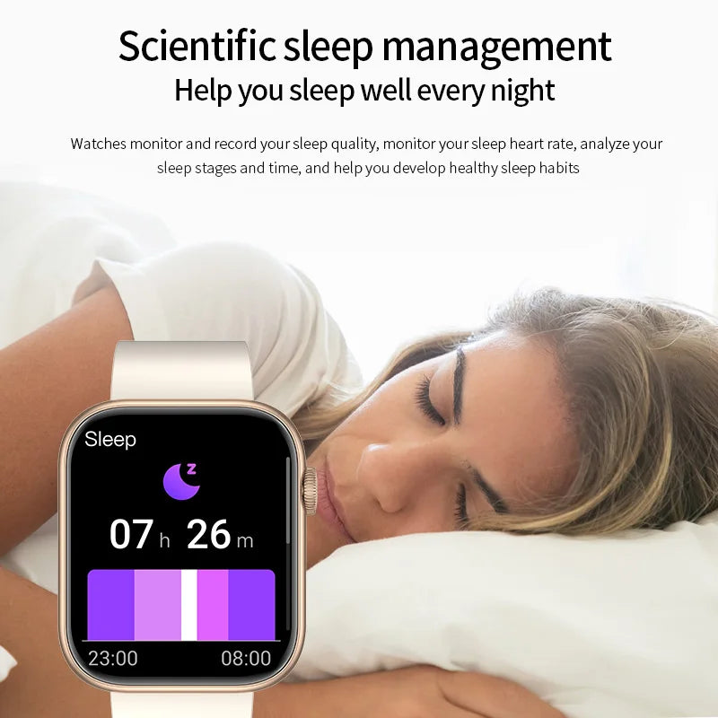 LIGE-reloj inteligente para hombre y mujer, resistente al agua, pulsera de Fitness con carga inalámbrica, Bluetooth, llamadas, personalizado, 2025