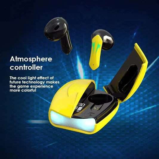 Auriculares Bluetooth con baja latencia, alta calidad, para videojuegos, batería de larga duración, música, inalámbricos, Bluetooth, para deportes al aire libre.