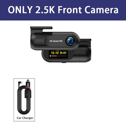 Cámara de salpicadero 2,5 K 2560*1440P coche DVR WIFI GPS cámara grabadora de vídeo Dashcam 24 horas de estacionamiento Super visión nocturna caja negra