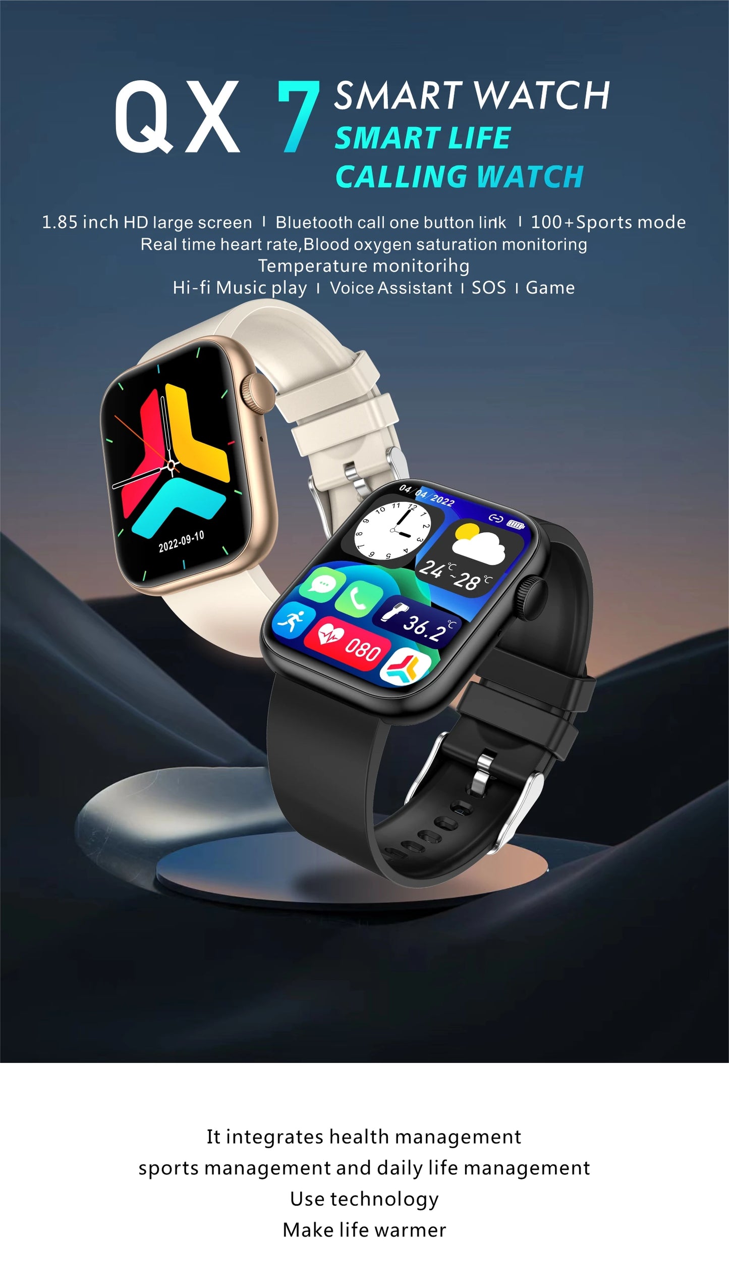 LIGE-reloj inteligente para hombre y mujer, resistente al agua, pulsera de Fitness con carga inalámbrica, Bluetooth, llamadas, personalizado, 2025