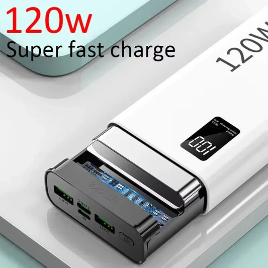 Xiaomi-Banco de energía de 200000mAh, Banco de energía de alta capacidad, batería de carga rápida de 120W, cargador de batería externo portátil para teléfono.