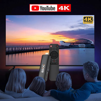 DQ03 Mini TV Stick Android 10 Quad Core ARM Cortex A53 2GB 16GB Soporte 4K H.265 2,4G & 5,8G Wifi Streaming Smart TV Box 1GB 8GB