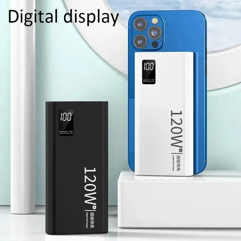 Xiaomi-Banco de energía de 200000mAh, Banco de energía de alta capacidad, batería de carga rápida de 120W, cargador de batería externo portátil para teléfono.