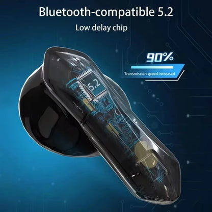 Auriculares Bluetooth con baja latencia, alta calidad, para videojuegos, batería de larga duración, música, inalámbricos, Bluetooth, para deportes al aire libre.