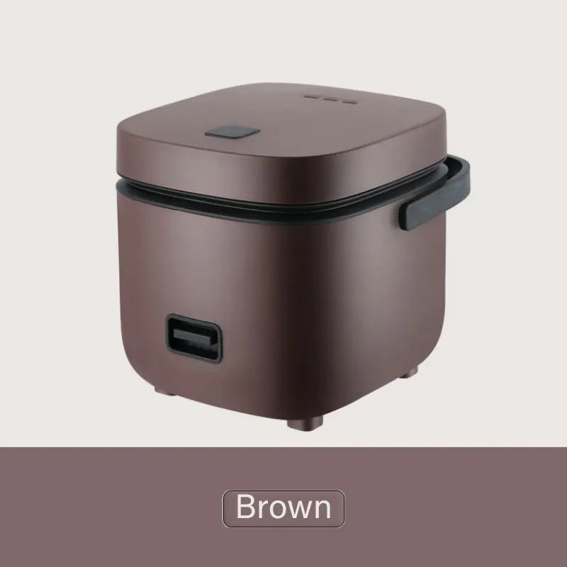 Mini olla arrocera automática para el hogar, máquina de cocina eléctrica para 1-2 personas, calentador de alimentos, vaporizador, olla arrocera pequeña de 1,2 L