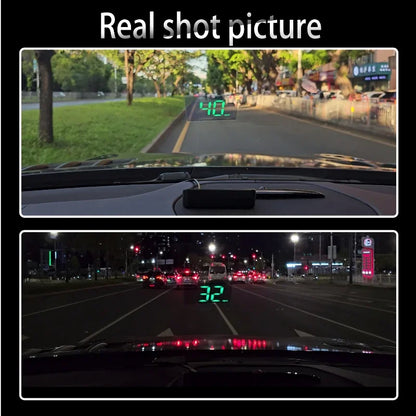Xiaomi-velocímetro de coche HUD, pantalla frontal, velocímetro Digital, proyector de parabrisas, vehículos, camiones, accesorios electrónicos para automóviles.