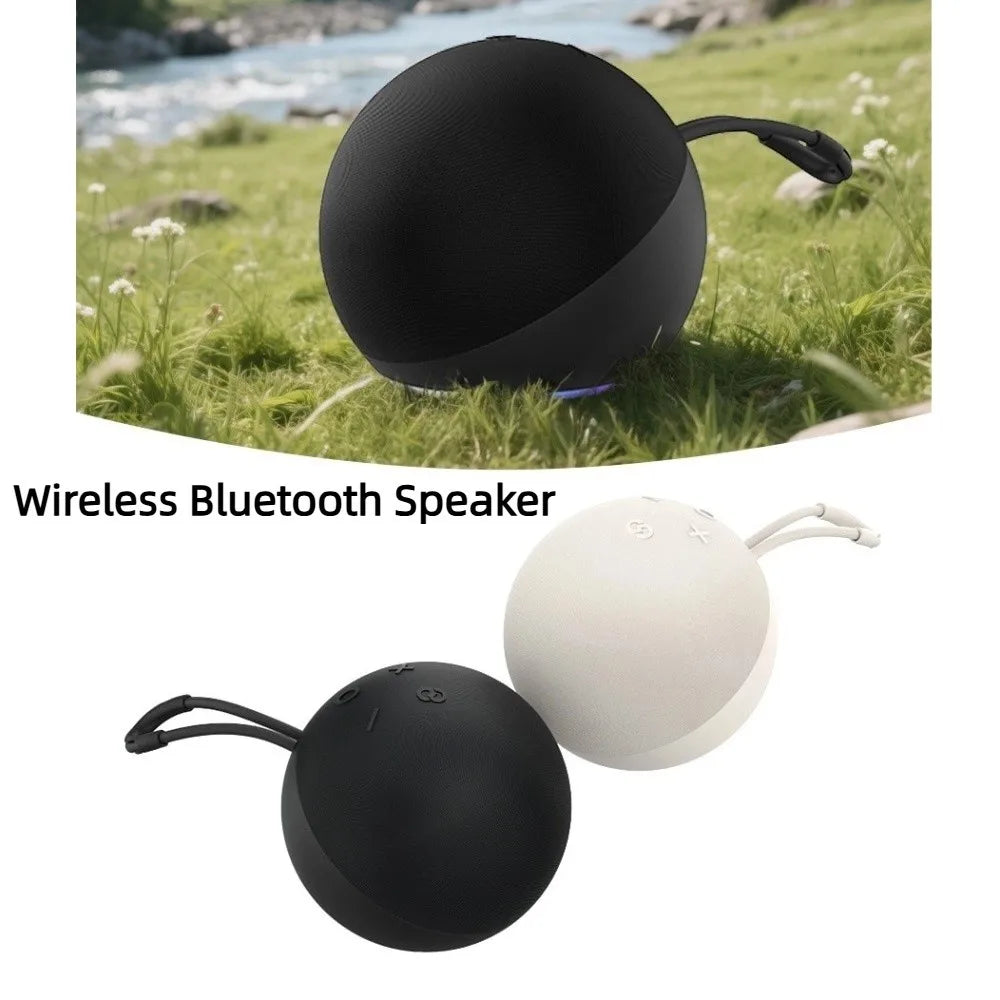 Subwoofer Altavoz Bluetooth inalámbrico Tarjeta de inserción, esférica Altavoz Bluetooth inteligente Altavoz pequeño USB multicolor para exteriores.