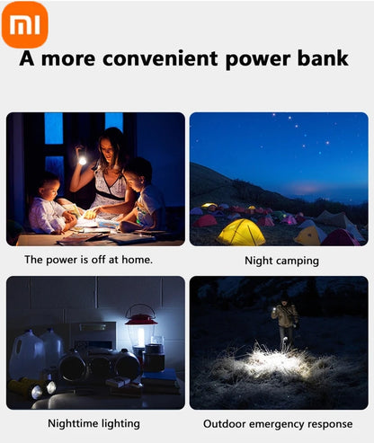 XIAOMI-Banco de energía Solar inalámbrico, 200000mAh, gran capacidad, carga rápida, batería externa, equipo de emergencia de supervivencia al aire libre.