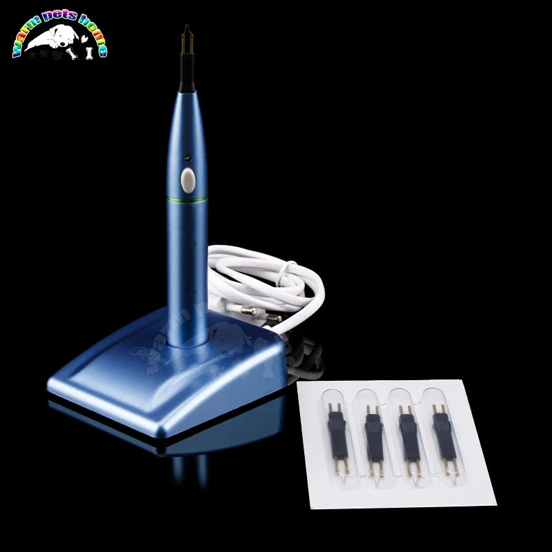 Pluma hemostática de electrocoagulación, uso veterinario, instrumento de cirugía para perros y gatos.