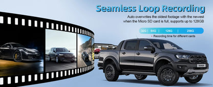 Cámara de salpicadero frontal Ultra HD 4K para coche, Mini WIFI DVR, caja negra para habitación con Monitor de estacionamiento 24H, visión nocturna, GPS/cámara de visión trasera opcional