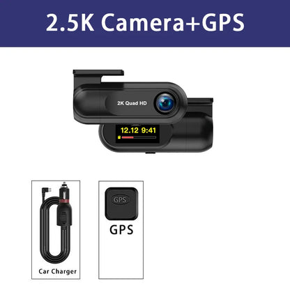 Cámara de salpicadero 2,5 K 2560*1440P coche DVR WIFI GPS cámara grabadora de vídeo Dashcam 24 horas de estacionamiento Super visión nocturna caja negra