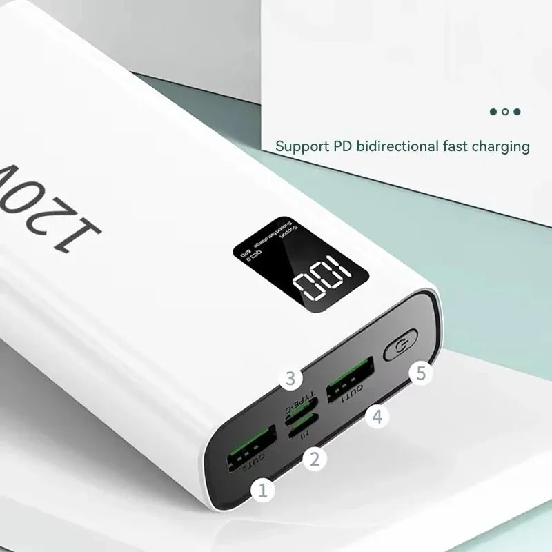 Xiaomi-Banco de energía de 200000mAh, Banco de energía de alta capacidad, batería de carga rápida de 120W, cargador de batería externo portátil para teléfono.