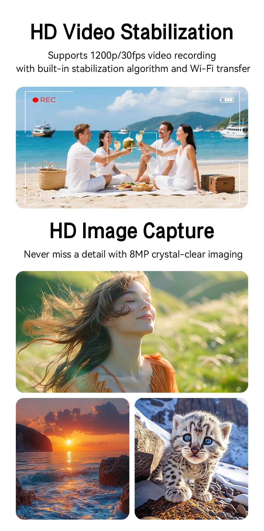 Xiaomi 6K HD AI gafas inteligentes gafas fotocromáticas multifunción cámara Bluetooth llamadas asistente de voz reproductor de música traducción.