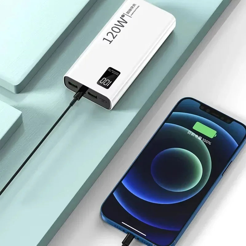Xiaomi-Banco de energía de 200000mAh, Banco de energía de alta capacidad, batería de carga rápida de 120W, cargador de batería externo portátil para teléfono.
