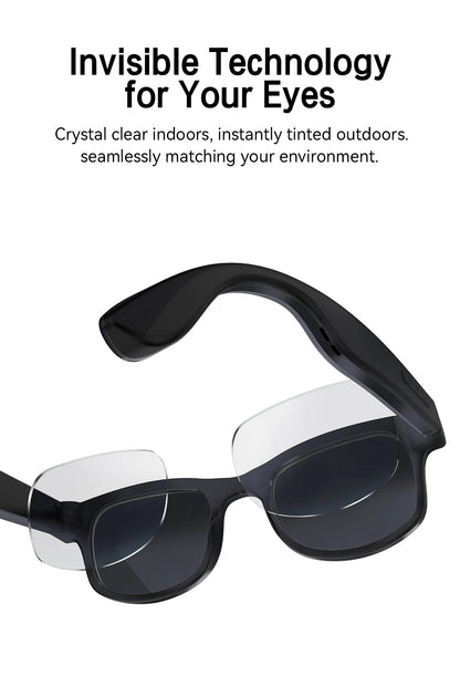 Xiaomi 6K HD AI gafas inteligentes gafas fotocromáticas multifunción cámara Bluetooth llamadas asistente de voz reproductor de música traducción.