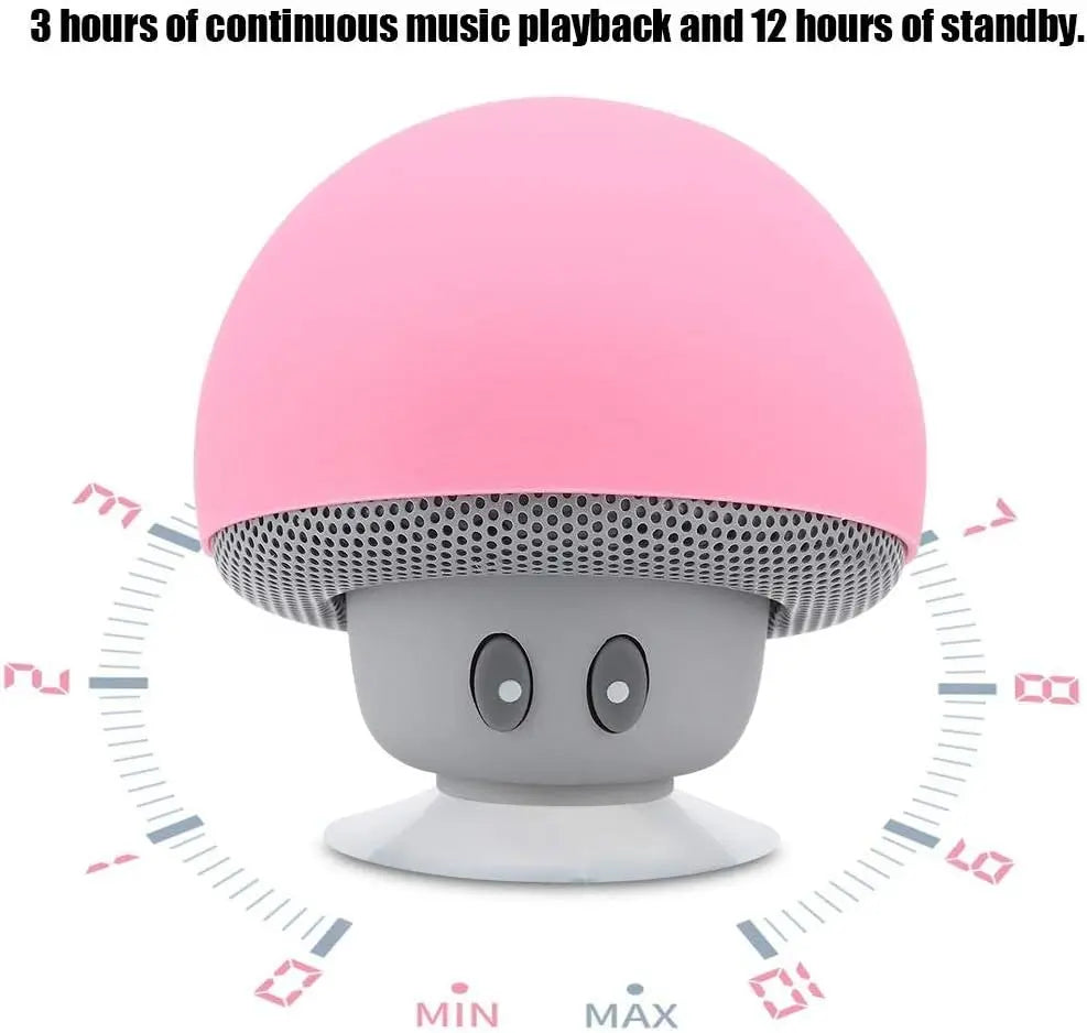 Altavoz Bluetooth inalámbrico de alta calidad, subwoofer de alcance inalámbrico de 30 pies con ventosa, adecuado para ciclismo, Picnic al aire libre.