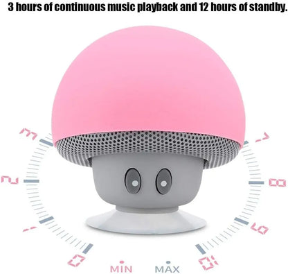 Altavoz Bluetooth inalámbrico de alta calidad, subwoofer de alcance inalámbrico de 30 pies con ventosa, adecuado para ciclismo, Picnic al aire libre.