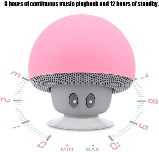 Altavoz Bluetooth inalámbrico de alta calidad, subwoofer de alcance inalámbrico de 30 pies con ventosa, adecuado para ciclismo, Picnic al aire libre.