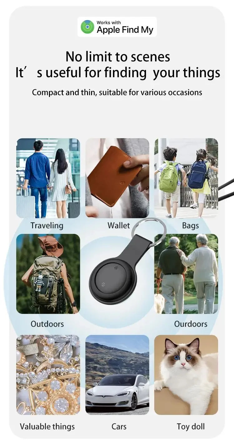 Xiaomi-localizador GPS, posicionamiento, mini rastreador con imán excelente para vehículos.