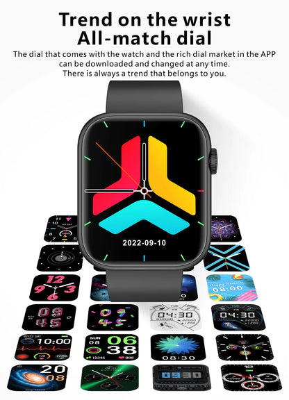 LIGE-reloj inteligente para hombre y mujer, resistente al agua, pulsera de Fitness con carga inalámbrica, Bluetooth, llamadas, personalizado, 2025