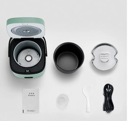 Mini olla arrocera automática para el hogar, máquina de cocina eléctrica para 1-2 personas, calentador de alimentos, vaporizador, olla arrocera pequeña de 1,2 L