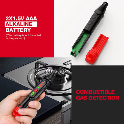 HABOTEST HT59 HT60 HT61 Detector de fugas de Gas Detector de Gas Combustible alarma de sonido y pantalla Mini Detector de Gas metano Natural.