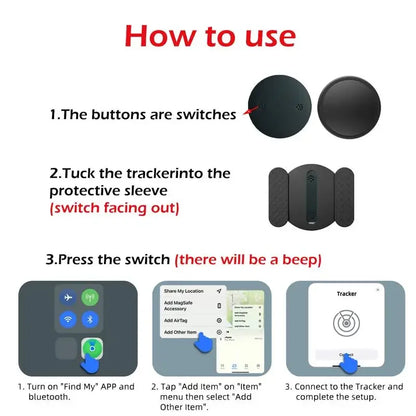 Xiaomi-localizador GPS, posicionamiento, mini rastreador con imán excelente para vehículos.