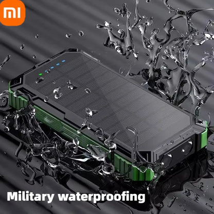 XIAOMI-Banco de energía Solar inalámbrico, 200000mAh, gran capacidad, carga rápida, batería externa, equipo de emergencia de supervivencia al aire libre.
