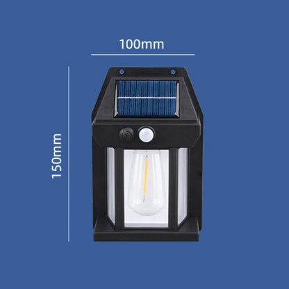 Lámpara Solar de noche, lámpara de pared con Sensor de movimiento inteligente, 3 modos de iluminación, impermeable, decoración de patio y jardín.