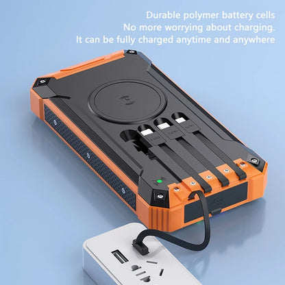XIAOMI-Banco de energía Solar inalámbrico, 200000mAh, gran capacidad, carga rápida, batería externa, equipo de emergencia de supervivencia al aire libre.