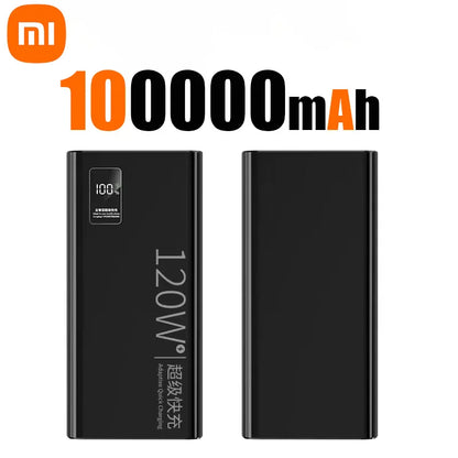 Xiaomi-Banco de energía de 200000mAh, Banco de energía de alta capacidad, batería de carga rápida de 120W, cargador de batería externo portátil para teléfono.
