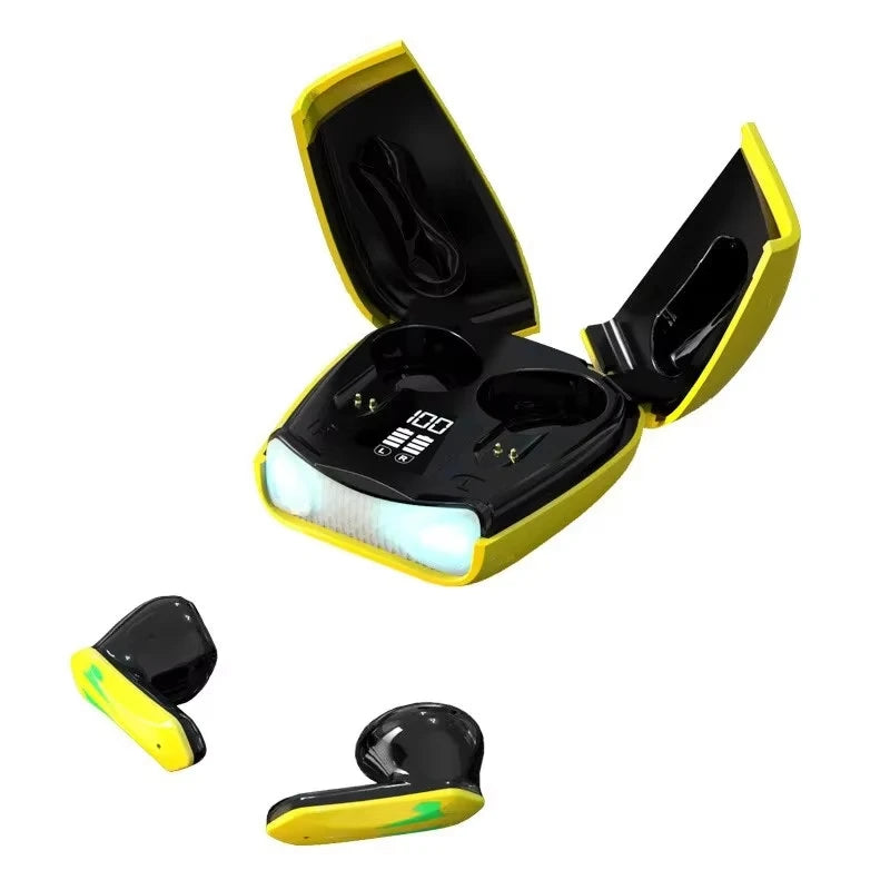 Auriculares Bluetooth con baja latencia, alta calidad, para videojuegos, batería de larga duración, música, inalámbricos, Bluetooth, para deportes al aire libre.