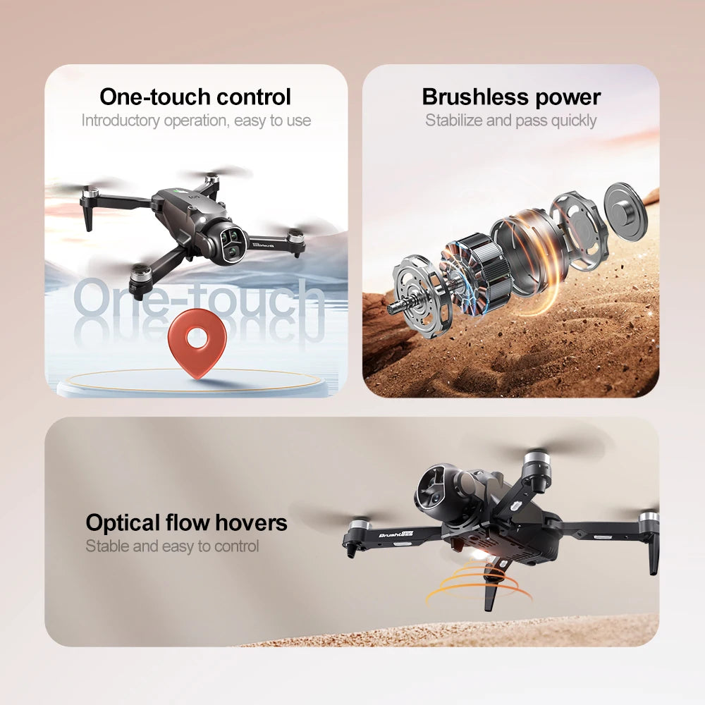 Xiaomi M7 Drone 8K aéreo HD cámara Dual fotografía inteligente evitación de obstáculos potencia sin escobillas 5G WIFI GPS retorno Drone.