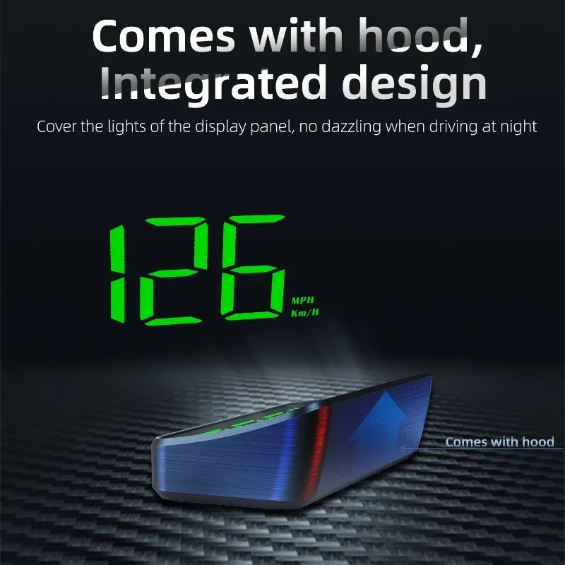Xiaomi-velocímetro de coche HUD, pantalla frontal, velocímetro Digital, proyector de parabrisas, vehículos, camiones, accesorios electrónicos para automóviles.