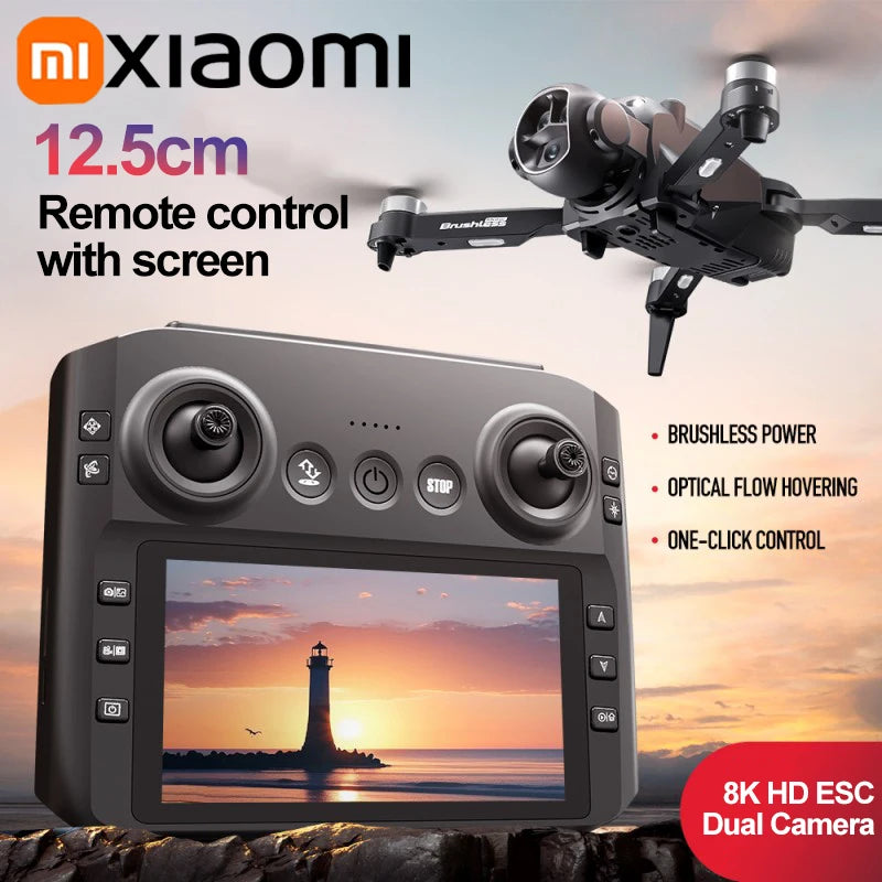 Xiaomi M7 Drone 8K aéreo HD cámara Dual fotografía inteligente evitación de obstáculos potencia sin escobillas 5G WIFI GPS retorno Drone.