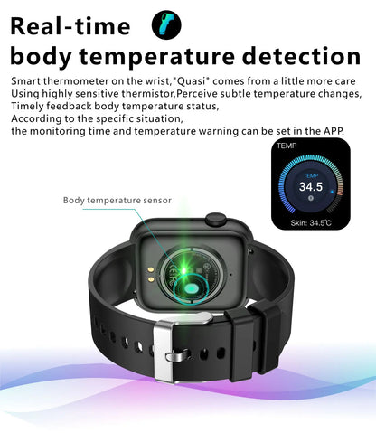 LIGE-reloj inteligente para hombre y mujer, resistente al agua, pulsera de Fitness con carga inalámbrica, Bluetooth, llamadas, personalizado, 2025