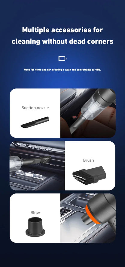 Xiaomi-aspiradora portátil inalámbrica para coche, aspirador de mano de alta potencia para el hogar y el coche, 690000Pa.
