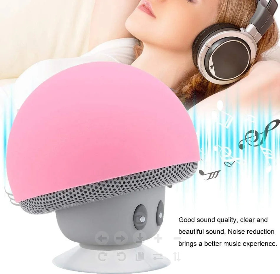 Altavoz Bluetooth inalámbrico de alta calidad, subwoofer de alcance inalámbrico de 30 pies con ventosa, adecuado para ciclismo, Picnic al aire libre.