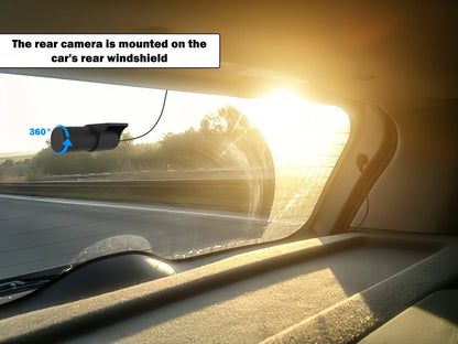 Cámara de salpicadero frontal Ultra HD 4K para coche, Mini WIFI DVR, caja negra para habitación con Monitor de estacionamiento 24H, visión nocturna, GPS/cámara de visión trasera opcional