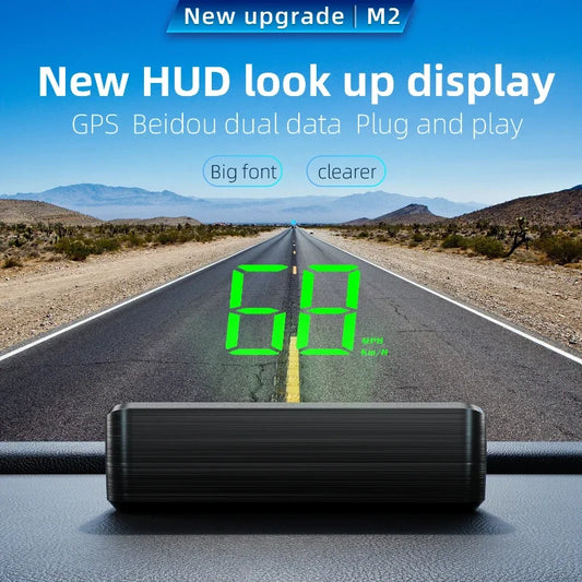 Xiaomi-velocímetro de coche HUD, pantalla frontal, velocímetro Digital, proyector de parabrisas, vehículos, camiones, accesorios electrónicos para automóviles.