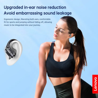 Auriculares inalámbricos deportivos Lenovo XT80 originales con micrófonos, pantalla LED de alimentación, sonido estéreo de alta fidelidad, auriculares Bluetooth 5,3 TWS, resistente al agua y soporte de apple siri