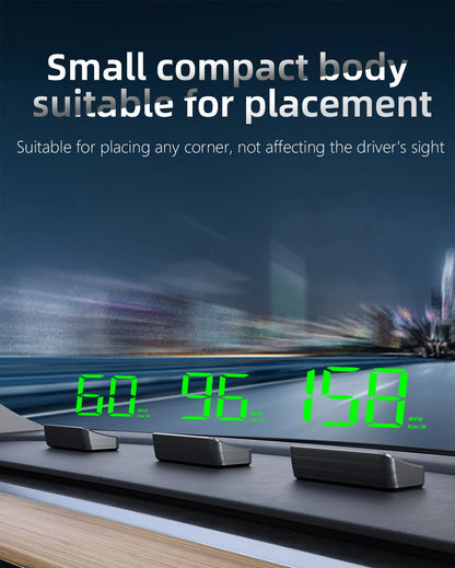 Xiaomi-velocímetro de coche HUD, pantalla frontal, velocímetro Digital, proyector de parabrisas, vehículos, camiones, accesorios electrónicos para automóviles.